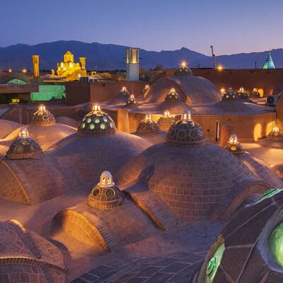 Baño del Sultán Amira Ahmad,Kashan (360°)